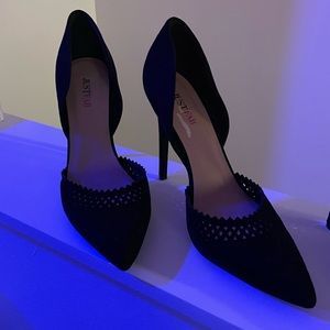 Just fab black heels 8.5